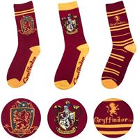 Foto de Set 3 Pares de Calcetines Gryffindor Talla 35-45 - Harry Potter