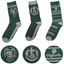 Imagen de Set 3 Pares de Calcetines Slytherin Talla 35-45 - Harry Potter