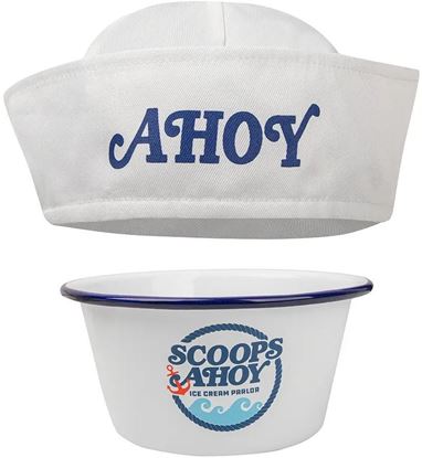 Imagen de Bowl para Helado + Gorro Scoops Ahoy - Stranger Things