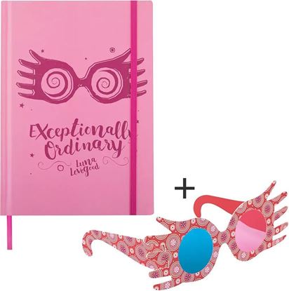Imagen de Cuaderno A5 Luna Lovegood con Marcapáginas Gafas - Harry Potter