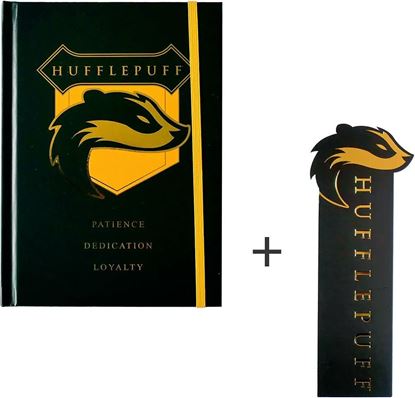Imagen de Cuaderno A5 Hufflepuff con Marcapáginas - Harry Potter
