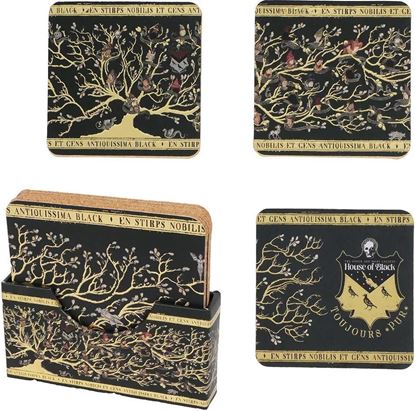Imagen de Set 4 Posavasos Familia Black - Harry Potter