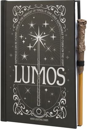 Imagen de Cuaderno A5 con Luz Lumos + Boli Varita - Harry Potter