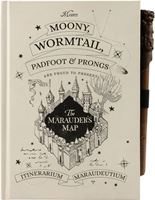 Foto de Cuaderno A5 Mapa del Merodeador + Boli Varita Tinta Invisible - Harry Potter