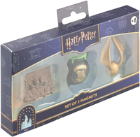Foto de Set 3 Imanes - Monstruoso Libro de los Monstruos, Caldero & Snitch Dorada - Harry Potter