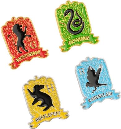 Imagen de Set 4 Pines - Casas de Hogwarts - Harry Potter