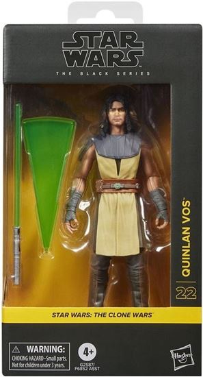 Foto de Figura Hasbro - The Black Series - Star Wars: The Clone Wars - Quinlan Vos 15 cm