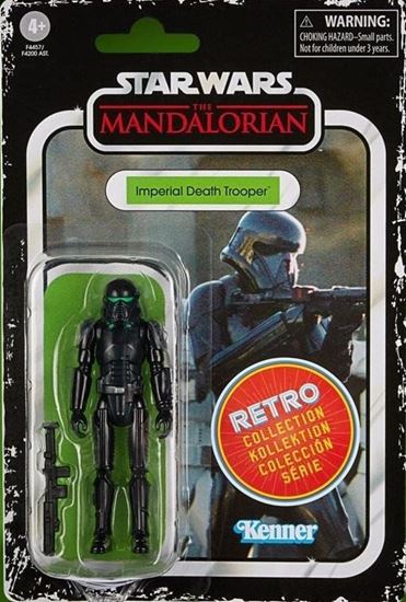Foto de Star Wars: The Mandalorian Vintage Retro Collection Figura Imperial Death Trooper 10 cm