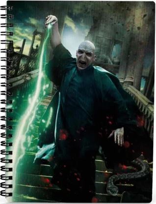 Imagen de Cuaderno A5 3D Lenticular Voldemort - Harry Potter