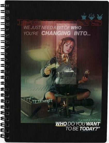 Foto de Cuaderno A5 3D Lenticular Hermione - Harry Potter